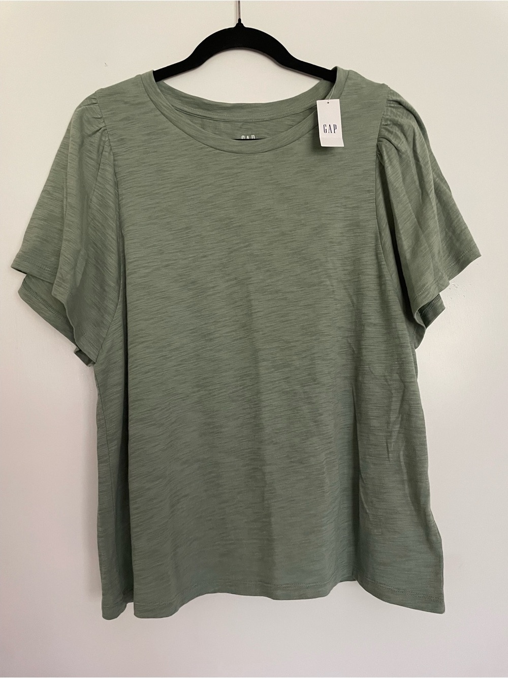 Gap Forever Soft Flutter Sleeve T-Shirt  - NWT - Size Large